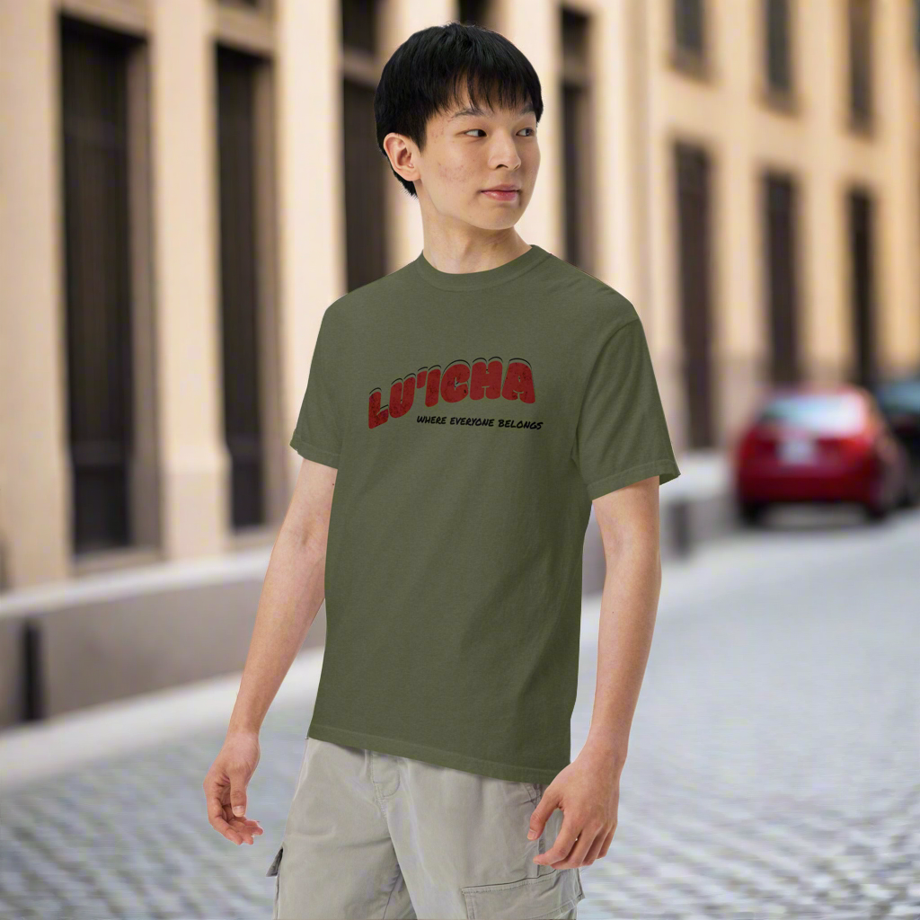 Unisex garment-dyed heavyweight t-shirt