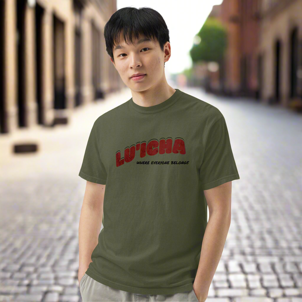 Unisex garment-dyed heavyweight t-shirt