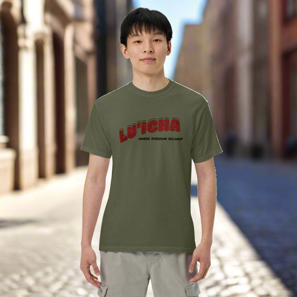 Unisex garment-dyed heavyweight t-shirt