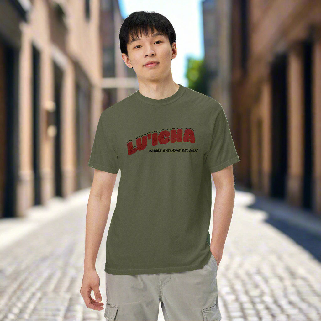 Unisex garment-dyed heavyweight t-shirt